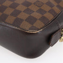 LOUIS VUITTON Damier Ebene Trousse Toilette Clutch Bag N47623 LV Auth BA6684-15