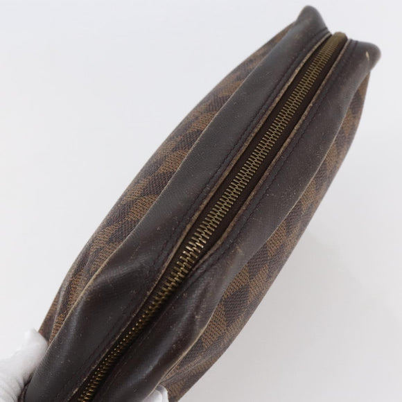 LOUIS VUITTON Damier Ebene Trousse Toilette Clutch Bag N47623 LV Auth BA6684