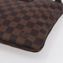 LOUIS VUITTON Damier Ebene Pochette Platt Brooklyn Bag N41100 LV Auth BA6686-9