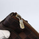 LOUIS VUITTON Damier Ebene Pochette Platt Brooklyn Bag N41100 LV Auth BA6686-10
