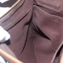 LOUIS VUITTON Damier Ebene Pochette Platt Brooklyn Bag N41100 LV Auth BA6686-20