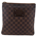 LOUIS VUITTON Damier Ebene Pochette Platt Brooklyn Bag N41100 LV Auth BA6686-13