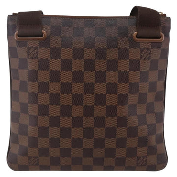 LOUIS VUITTON Damier Ebene Pochette Platt Brooklyn Bag N41100 LV Auth BA6686 - 0