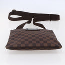 LOUIS VUITTON Damier Ebene Pochette Platt Brooklyn Bag N41100 LV Auth BA6686-5