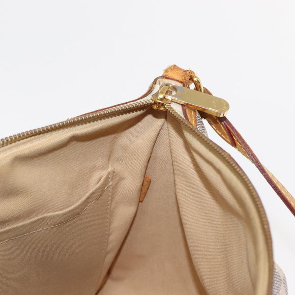 LOUIS VUITTON Damier Azur Siracusa PM Shoulder Bag N41113 LV Auth BA6689