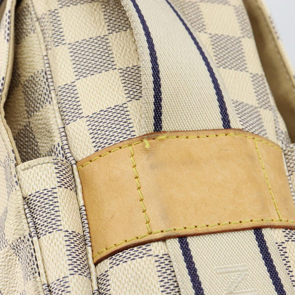 LOUIS VUITTON Damier Azur Naviglio Shoulder Bag N51189 LV Auth BA6690