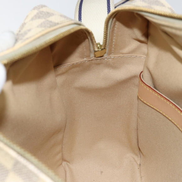 LOUIS VUITTON Damier Azur Naviglio Shoulder Bag N51189 LV Auth BA6690