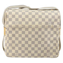 LOUIS VUITTON Damier Azur Naviglio Shoulder Bag N51189 LV Auth BA6690-2