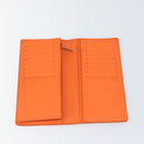 LOUIS VUITTON Aerogram Portefeuille Braza Long Wallet Orange M81153 Auth BA6692-9