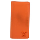 LOUIS VUITTON Aerogram Portefeuille Braza Long Wallet Orange M81153 Auth BA6692-13