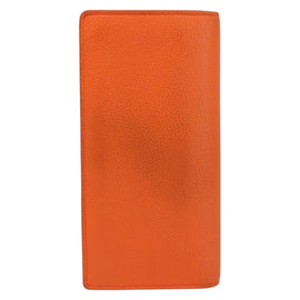LOUIS VUITTON Aerogram Portefeuille Braza Long Wallet Orange M81153 Auth BA6692 - 0