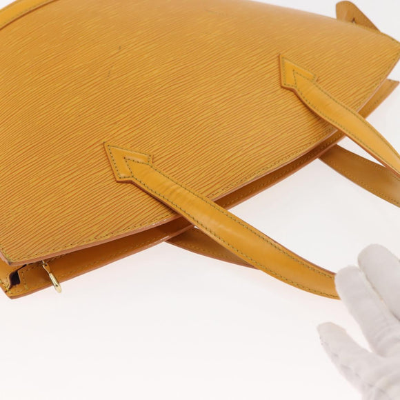 LOUIS VUITTON Epi Saint Jacques Hand Bag Yellow M52279 LV Auth BA6695