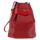 LOUIS VUITTON Epi Sac Depaule GM Shoulder Bag Red M80197 LV Auth BA6697-1