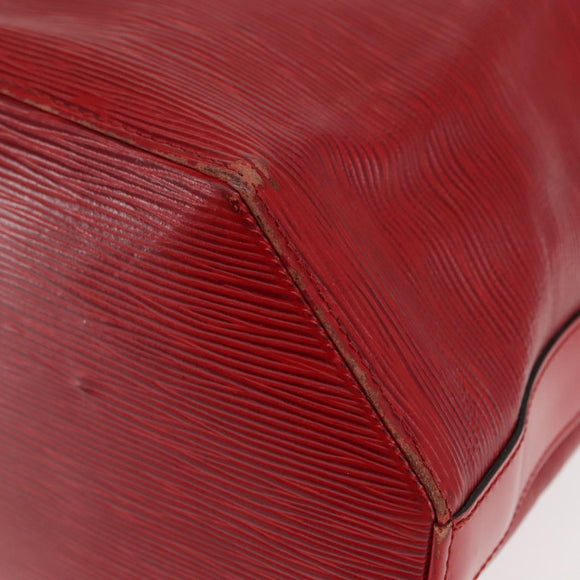 LOUIS VUITTON Epi Sac Depaule GM Shoulder Bag Red M80197 LV Auth BA6697