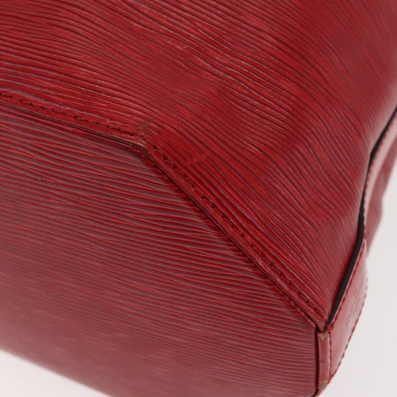 LOUIS VUITTON Epi Sac Depaule GM Shoulder Bag Red M80197 LV Auth BA6697