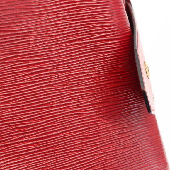 LOUIS VUITTON Epi Sac Depaule GM Shoulder Bag Red M80197 LV Auth BA6697