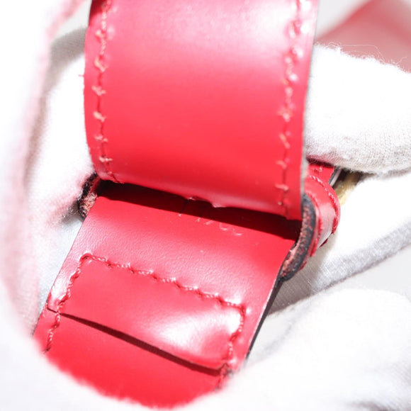 LOUIS VUITTON Epi Sac Depaule GM Shoulder Bag Red M80197 LV Auth BA6697