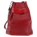 LOUIS VUITTON Epi Sac Depaule GM Shoulder Bag Red M80197 LV Auth BA6697-13