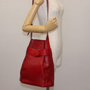 LOUIS VUITTON Epi Sac Depaule GM Shoulder Bag Red M80197 LV Auth BA6697-20
