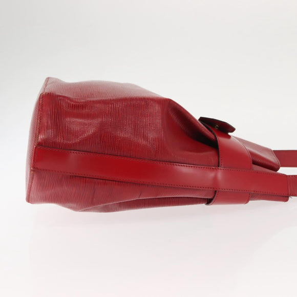 LOUIS VUITTON Epi Sac Depaule GM Shoulder Bag Red M80197 LV Auth BA6697