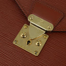 LOUIS VUITTON Epi Serviette Conseiller Briefcase Kenya Brown M54423 Auth BA6700-17