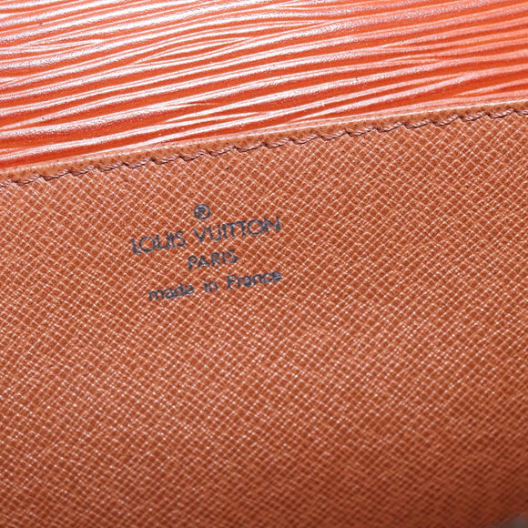 LOUIS VUITTON Epi Serviette Conseiller Briefcase Kenya Brown M54423 Auth BA6700