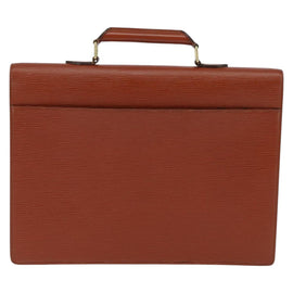 LOUIS VUITTON Epi Serviette Conseiller Briefcase Kenya Brown M54423 Auth BA6700 - 0