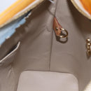 LOUIS VUITTON Monogram Vernis Houston Hand Bag Beige M91004 LV Auth BA6703-20