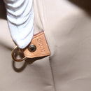 LOUIS VUITTON Monogram Vernis Houston Hand Bag Beige M91004 LV Auth BA6703-12