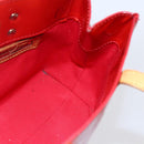 LOUIS VUITTON Monogram Vernis Reade PM Hand Bag Red Rouge M91088 LV Auth BA6708-18