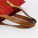 LOUIS VUITTON Monogram Vernis Reade PM Hand Bag Red Rouge M91088 LV Auth BA6708-7