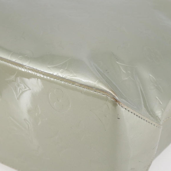 LOUIS VUITTON Monogram Vernis Reade MM Hand Bag Gris M91142 LV Auth BA6709