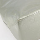 LOUIS VUITTON Monogram Vernis Reade MM Hand Bag Gris M91142 LV Auth BA6709-14