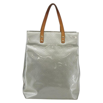 LOUIS VUITTON Monogram Vernis Reade MM Hand Bag Gris M91142 LV Auth BA6709 - 0