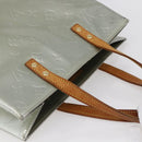 LOUIS VUITTON Monogram Vernis Reade MM Hand Bag Gris M91142 LV Auth BA6709-6