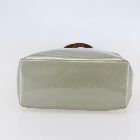 LOUIS VUITTON Monogram Vernis Reade MM Hand Bag Gris M91142 LV Auth BA6709
