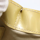 LOUIS VUITTON Monogram Vernis Wilshire PM Hand Bag Broncorail M91452 Auth BA6711-12