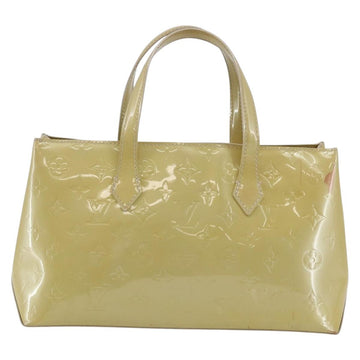 LOUIS VUITTON Monogram Vernis Wilshire PM Hand Bag Broncorail M91452 Auth BA6711 - 0