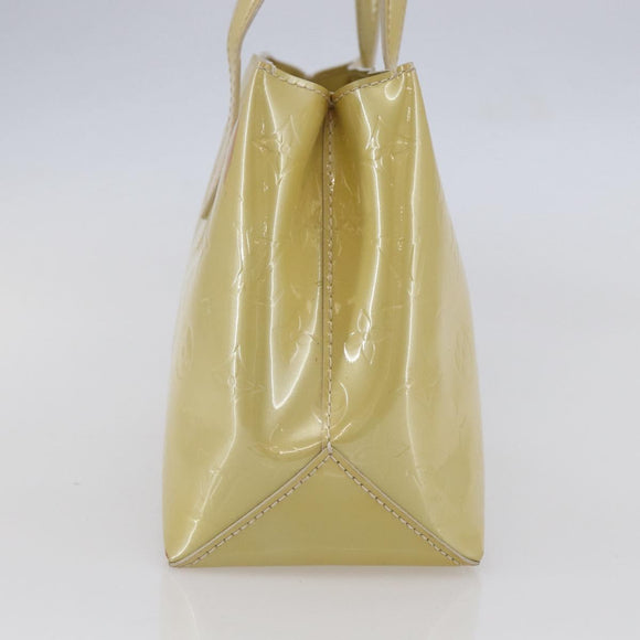 LOUIS VUITTON Monogram Vernis Wilshire PM Hand Bag Broncorail M91452 Auth BA6711