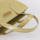 LOUIS VUITTON Monogram Vernis Wilshire PM Hand Bag Broncorail M91452 Auth BA6711-7