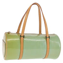 LOUIS VUITTON Monogram Vernis Bedford Hand Bag Baby Blue M91007 LV Auth BA6714-1
