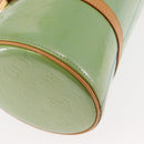 LOUIS VUITTON Monogram Vernis Bedford Hand Bag Baby Blue M91007 LV Auth BA6714-14