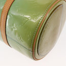 LOUIS VUITTON Monogram Vernis Bedford Hand Bag Baby Blue M91007 LV Auth BA6714-15