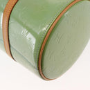 LOUIS VUITTON Monogram Vernis Bedford Hand Bag Baby Blue M91007 LV Auth BA6714-16