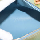 LOUIS VUITTON Monogram Vernis Bedford Hand Bag Baby Blue M91007 LV Auth BA6714-11