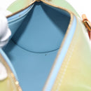 LOUIS VUITTON Monogram Vernis Bedford Hand Bag Baby Blue M91007 LV Auth BA6714-18