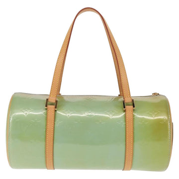 LOUIS VUITTON Monogram Vernis Bedford Hand Bag Baby Blue M91007 LV Auth BA6714 - 0