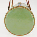 LOUIS VUITTON Monogram Vernis Bedford Hand Bag Baby Blue M91007 LV Auth BA6714-3