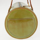 LOUIS VUITTON Monogram Vernis Bedford Hand Bag Baby Blue M91007 LV Auth BA6714-4