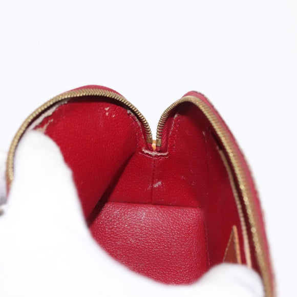 LOUIS VUITTON Monogram Vernis Pochette Pouch Rose Indian M90009 LV Auth BA6716